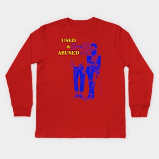 Used And Abused Mag shirt Kids Long Sleeve T-Shirt